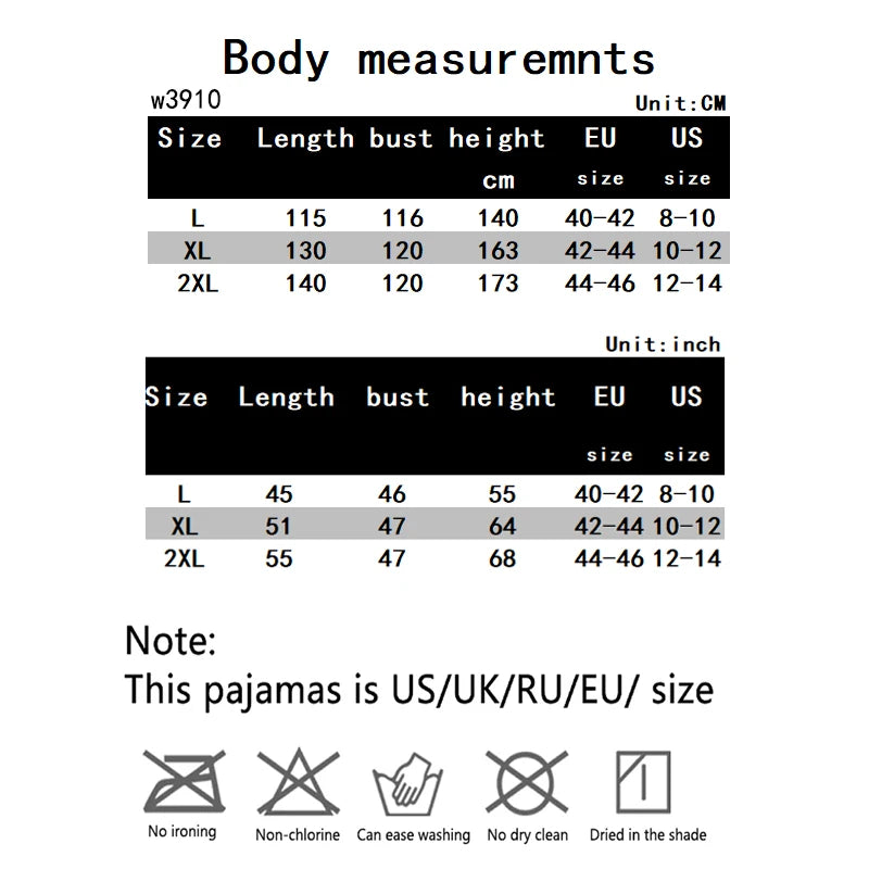 Ladies Cozy Pyjamas Flannel Winter Striped Coral Velvet Long-Sleeved Nightwear Bathrobe One Piece Pajamas