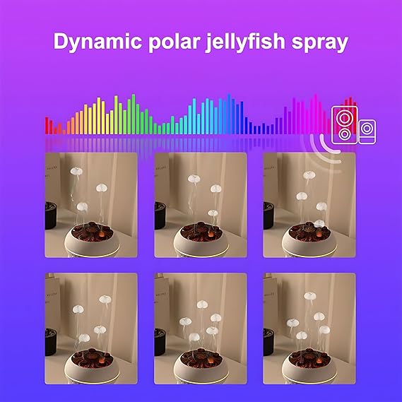 Jellyfish Humidifier Aroma Diffuser with Light 